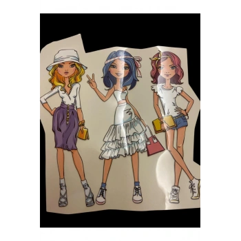 DTF Baskı Arma Yama Etiket, Ütü ile Yapışan Tişört Tekstil Transfer Baskı