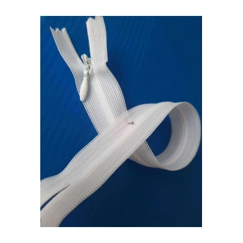 Beyaz Gizli Fermuar 50 Cm 5 Adet
