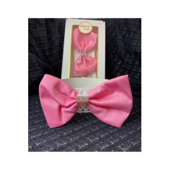 Bebek Bandana 0-24 Ay Organik İşlemeli İncili Tasarım