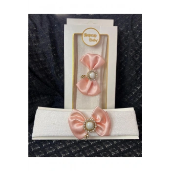 Bebek Bandana 0-24 Ay Taşlı Tasarım