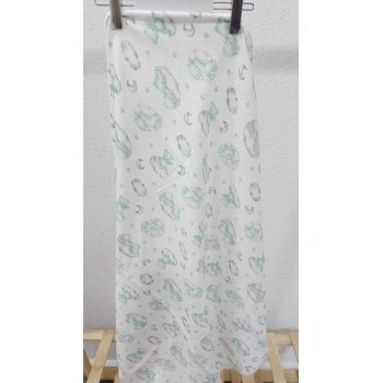 Çift Taraflı İnterlok Örtü & Battaniye %100 Pamuk Oeko-teks Sertifikalı 90 X 75 Cm