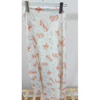 Çift Taraflı İnterlok Örtü & Battaniye %100 Pamuk Oeko-teks Sertifikalı 90 X 75 Cm