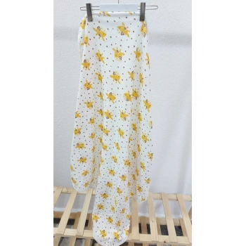 Çift Taraflı İnterlok Örtü & Battaniye  İnek Desenli %100 Pamuk Oeko-teks Sertifikalı 90 X 75 Cm