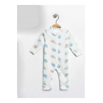 Yenidoğan -Bebek    Desenli Tulum Takımı