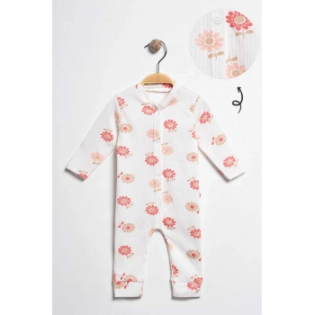 Yenidoğan -Bebek    Desenli Tulum Takımı