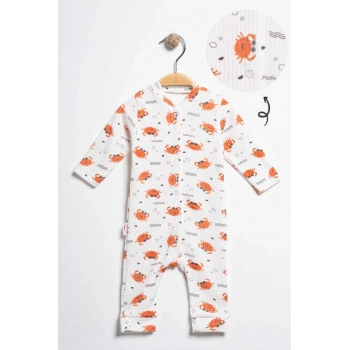 Yenidoğan -Bebek    Desenli Tulum Takımı