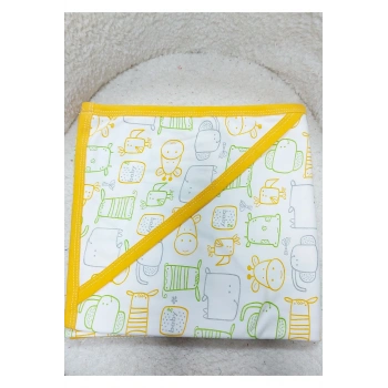 Pamuklu Çift Katlı KAPİTONE Örtü Kundak Battaniye Kız-Erkek Yenidoğan/Bebek Kundak Battaniye