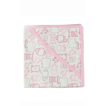 Pamuklu Çift Katlı KAPİTONE Örtü Kundak Battaniye Kız-Erkek Yenidoğan/Bebek Kundak Battaniye