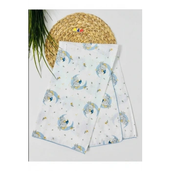 Çok Amaçlı Müslin Örtü , Müslin Yenidoğan Bebek Battaniyesi, %100 Pamuk, Müslin Bez 80*90 cm