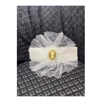 Bebek Bandana 0-24 Ay İşlemeli Tasarım