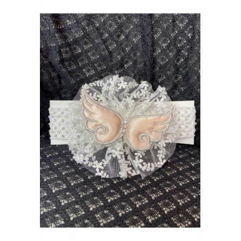 Bebek Bandana 0-24 Ay İşlemeli Tasarım