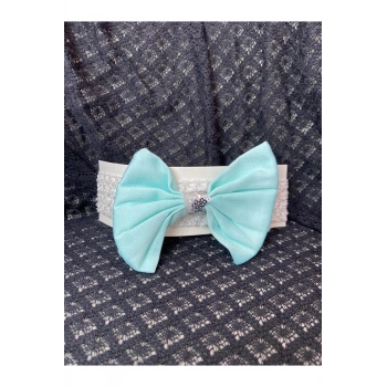 Bebek Bandana 0-24 Ay İşlemeli Dantelli Tasarım