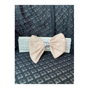 Bebek Bandana 0-24 Ay İşlemeli Dantelli Tasarım