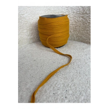 1 Cm Eninde Dar Dokuma Şerit Pamuk Balıksırtı Ekstrafor Şerit -10MT