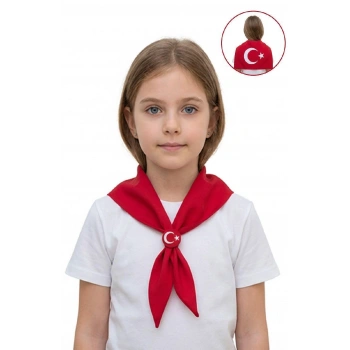 Ay Yıldız Baskılı Fular