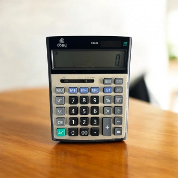 Dosy Hesap Makinesi Masa Üstü Büyük Boy 12 Hane Ec-24