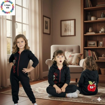 FERMUARLI & KAPÜŞONLU ÇOCUK TULUM