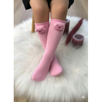 KIZ ÇOCUK HAYVAN FİGÜRLÜ DİZALTI ÇORAP 3LÜ 1/5 YAŞ