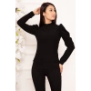 Prenses kol bluz siyah w3125
