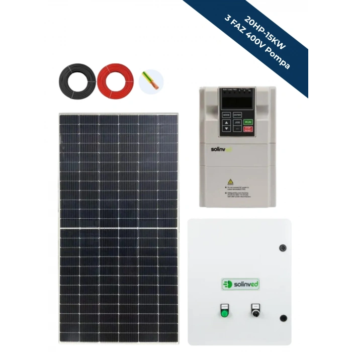 20HP-15KW 3 FAZ / 400V Pompa İçin Sulama Paketi