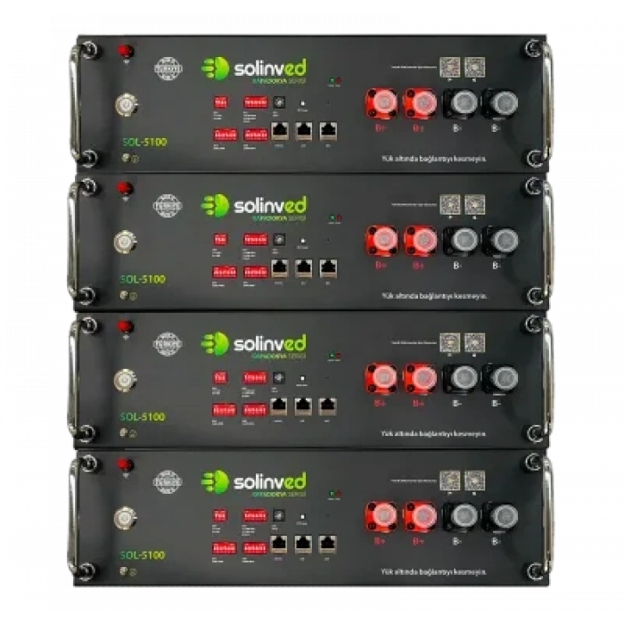 SOLİNVED 5,1 KWh 100Ah HV Kapadokya Serisi Lityum Akü