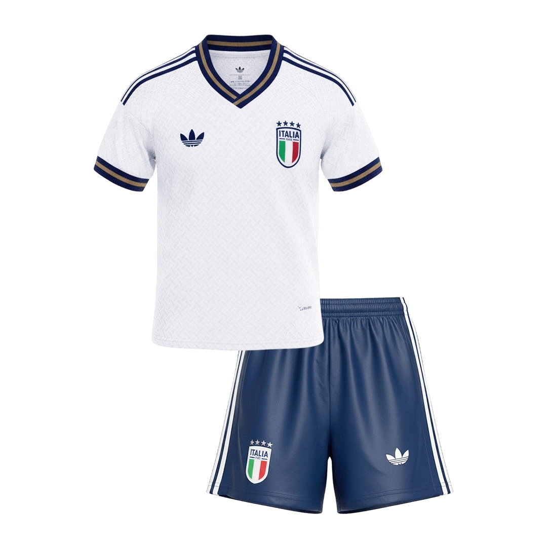 İtalya Dünya Kupası 2026 Çocuk Forma & Şort Seti Away