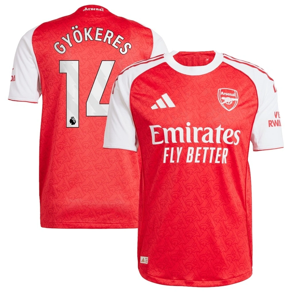 HEMEN KARGO - Arsenal 2025-2026 Profesyonel Forma - Home GYÖKERES - 14