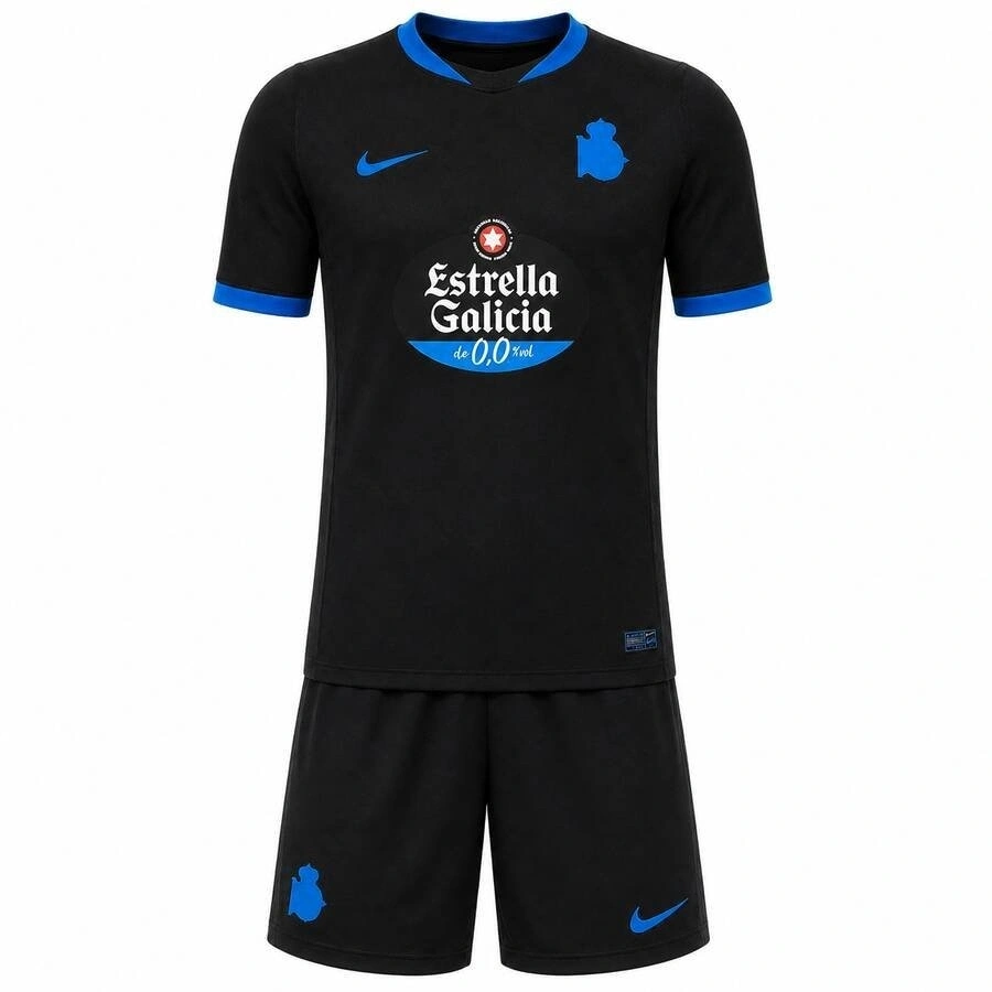 Deportivo 2026-2027 Çocuk Forma & Şort Seti Away