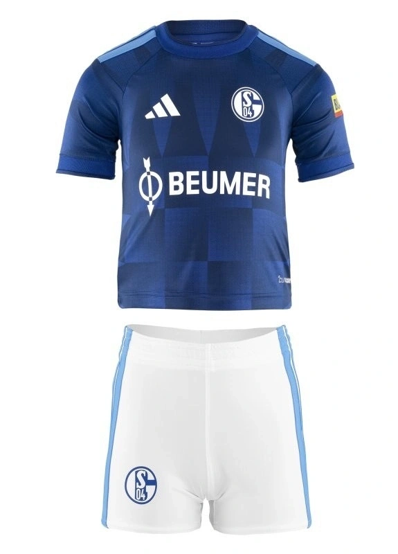 Schalke 04 2026-2027 Çocuk Forma & Şort Seti Home