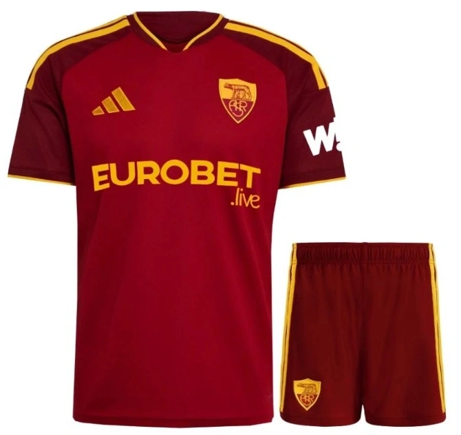 Roma 2026-2027 Çocuk Forma & Şort Seti Home