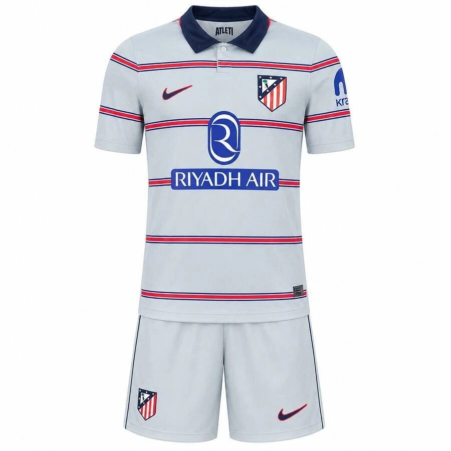 Atletico Madrid 2026-2027 Çocuk Forma & Şort Seti Third
