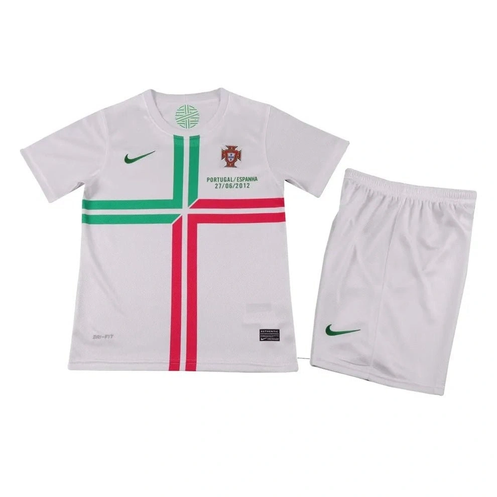 Portekiz 2012 Retro Çocuk Forma & Şort Seti Away