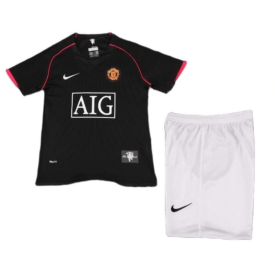 Manchester United 2007-2008 Retro Çocuk Forma & Şort Seti Away