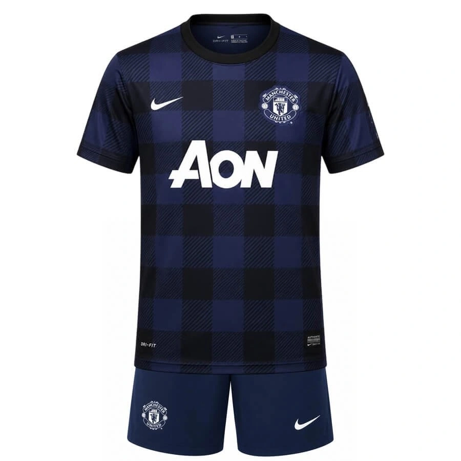 Manchester United 2013 Retro Çocuk Forma & Şort Seti Away