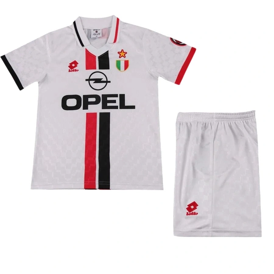Milan 1996 Retro Çocuk Forma & Şort Seti Away