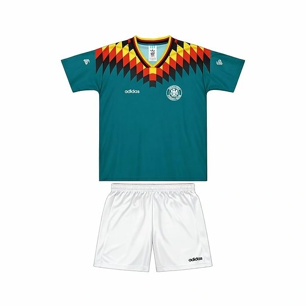 Almanya 1994 Retro Çocuk Forma & Şort Seti Away