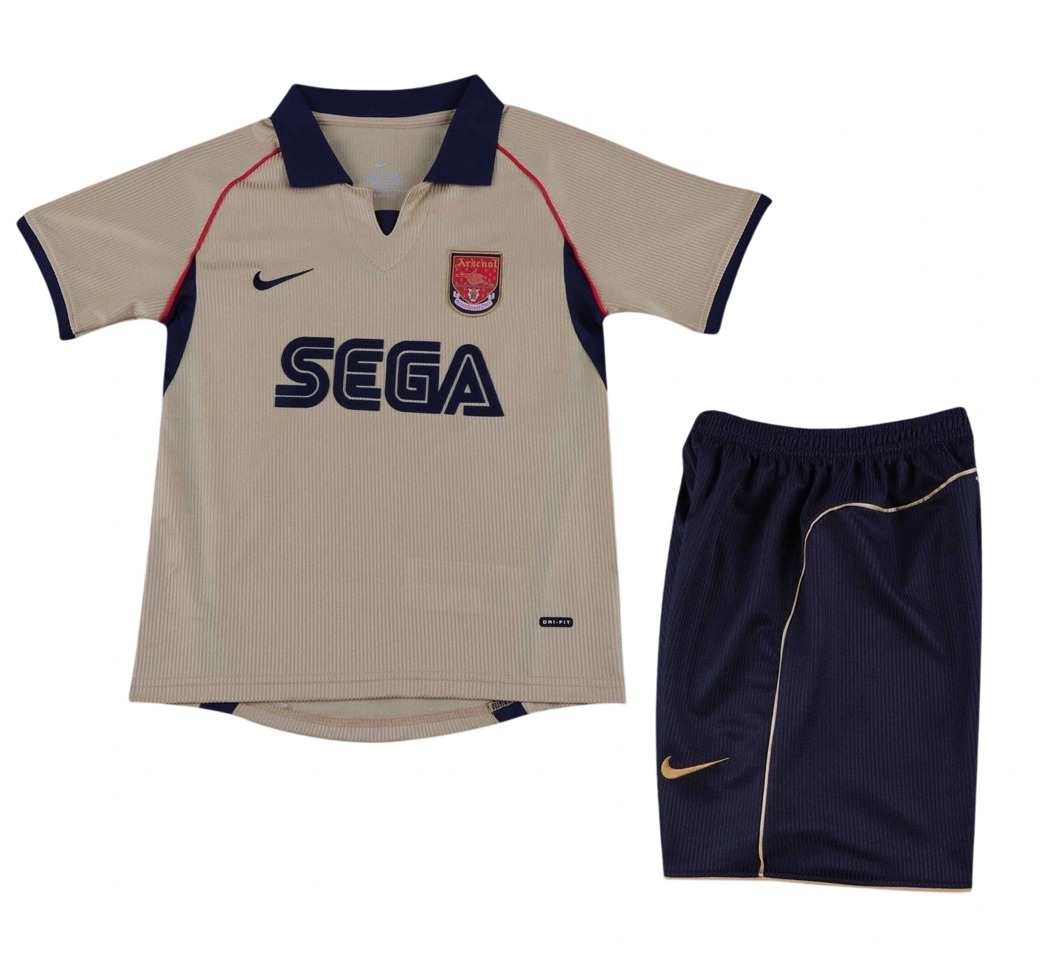 Arsenal 2001 Retro Çocuk Forma & Şort Seti Away
