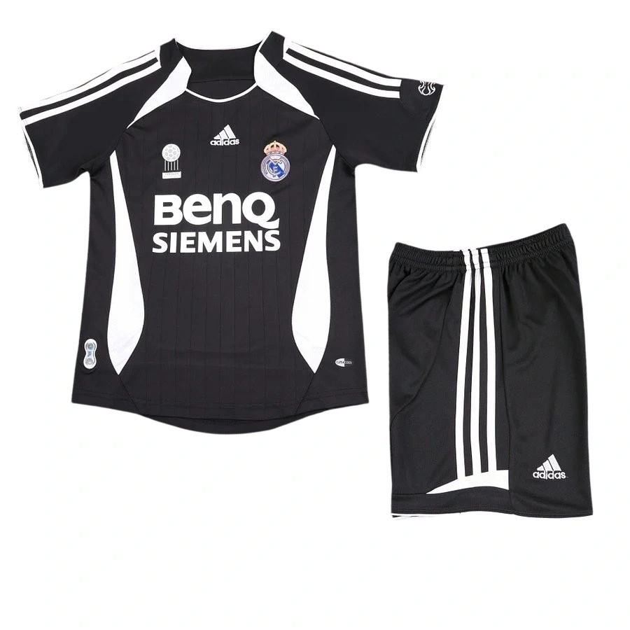 Real Madrid 2006-2007 Retro Çocuk Forma & Şort Seti Away