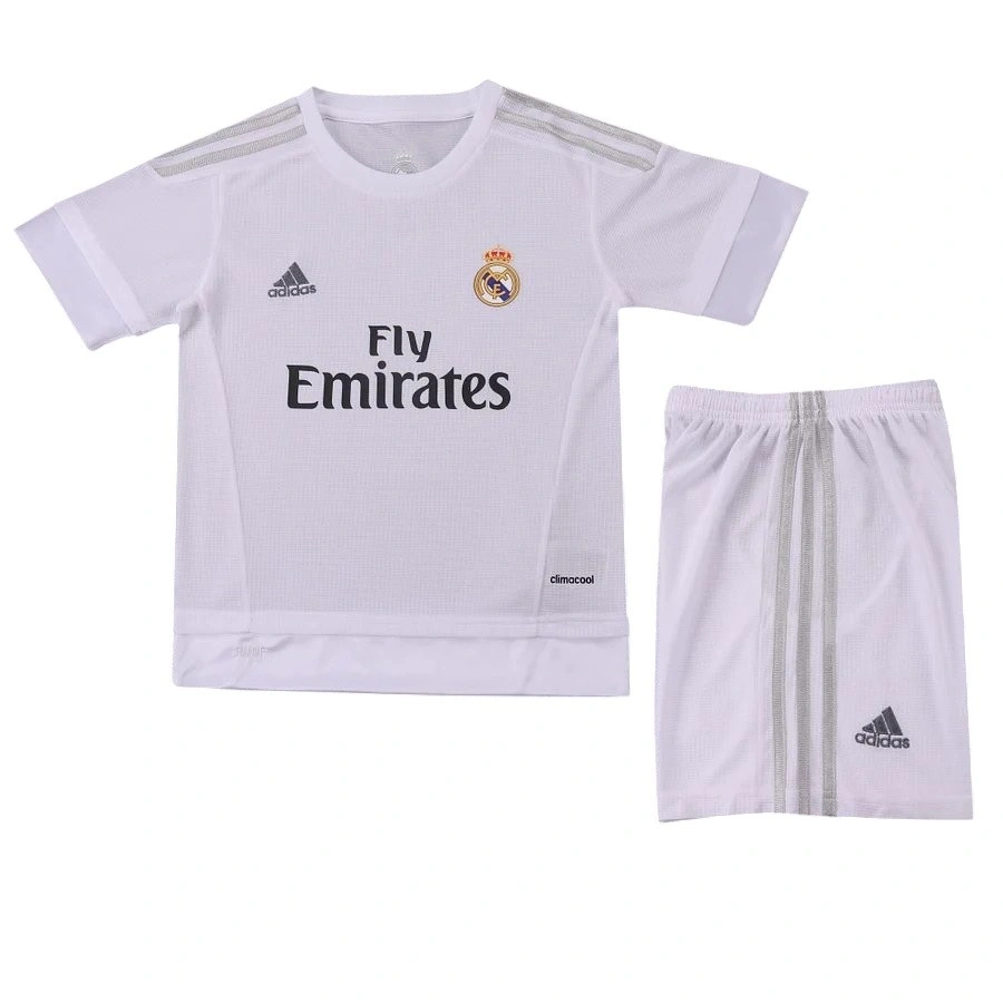 Real Madrid 2015 Retro Çocuk Forma & Şort Seti Home