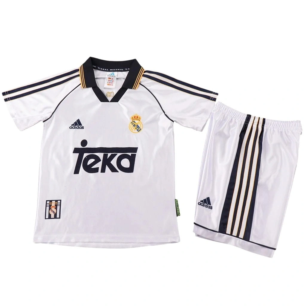 Real Madrid 1998 Retro Çocuk Forma & Şort Seti Home
