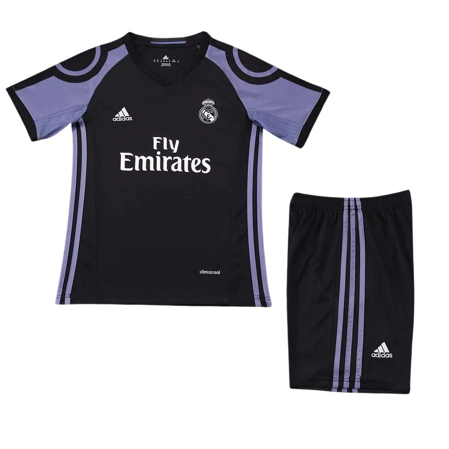 Real Madrid 2016-2017 Retro Çocuk Forma & Şort Seti Away