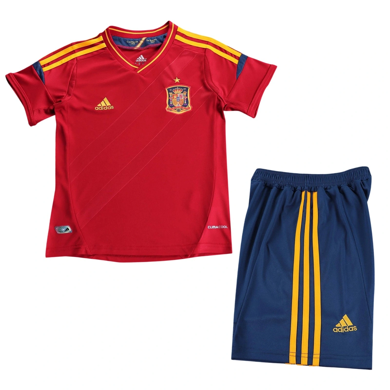 İspanya 2012 Retro Çocuk Forma & Şort Seti Home