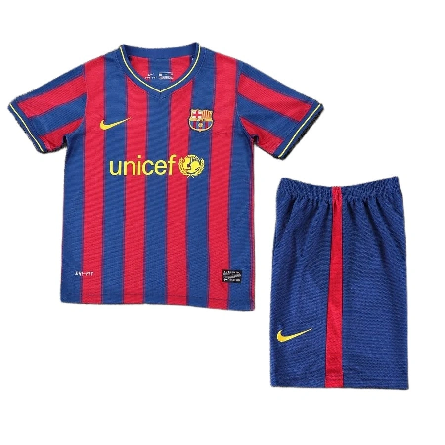 Barcelona 2009-2010 Retro Çocuk Forma & Şort Seti Home
