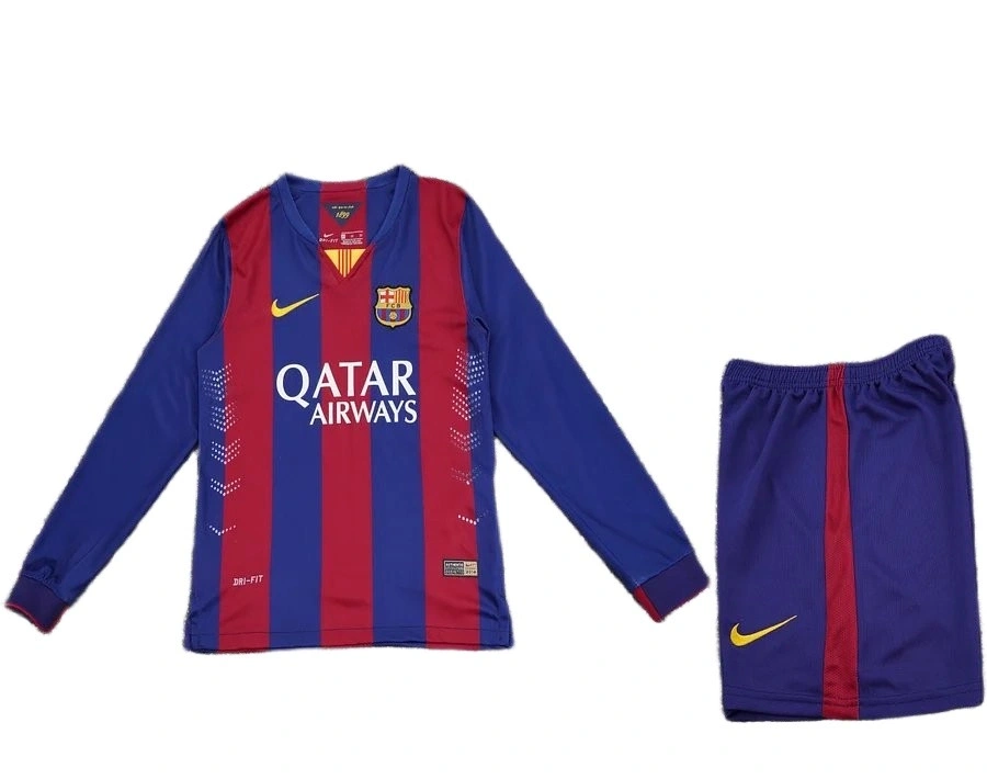 Barcelona 2014-2015 Retro Çocuk Forma & Şort Seti Home
