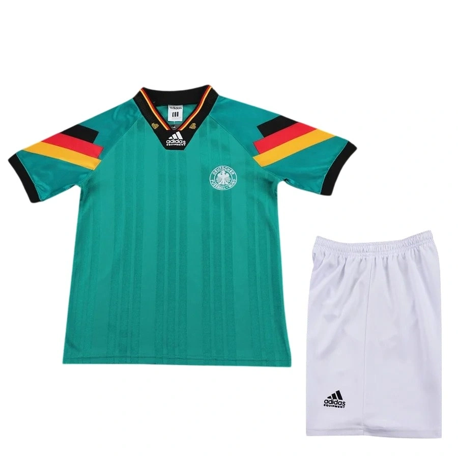 Almanya 1992 Retro Çocuk Forma & Şort Seti Away