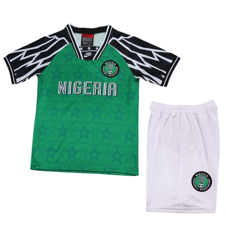 Nijerya 1994-1995 Retro Çocuk Forma & Şort Seti Home