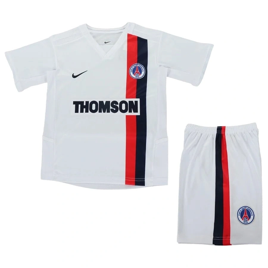 Paris Saint Germain 2002-2003 Retro Çocuk Forma & Şort Seti Away