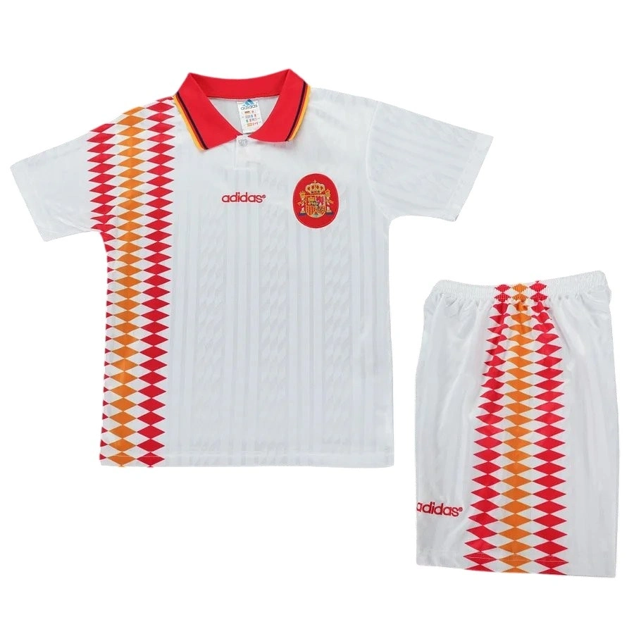 İspanya 1994 Retro Çocuk Forma & Şort Seti Away