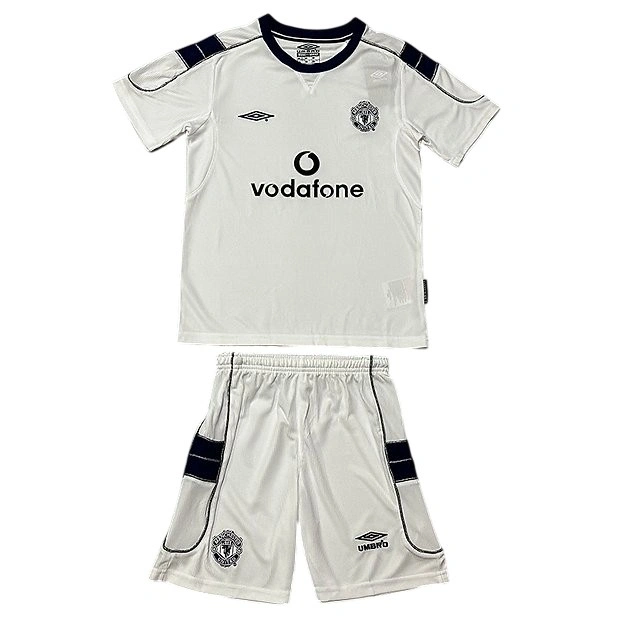 Manchester United 2000 Retro Çocuk Forma & Şort Seti Away