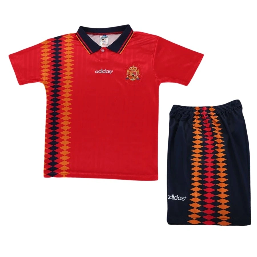 İspanya 1994 Retro Çocuk Forma & Şort Seti Home